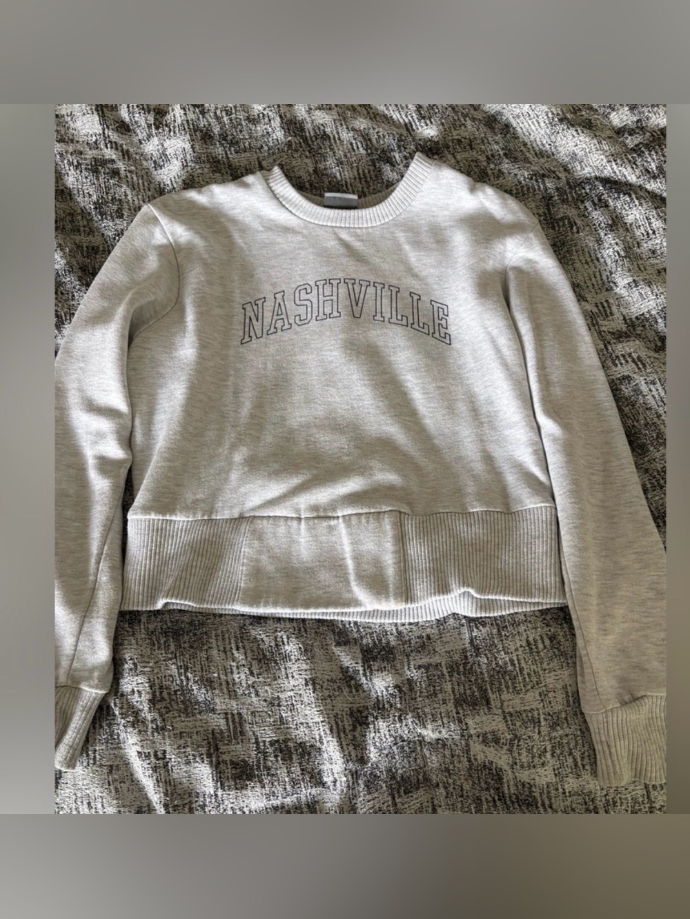 Nashville Cropped Sweatshirt Womens Size Small